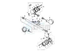 XVZ ROYAL STAR 1300 drawing FLASHER LIGHT