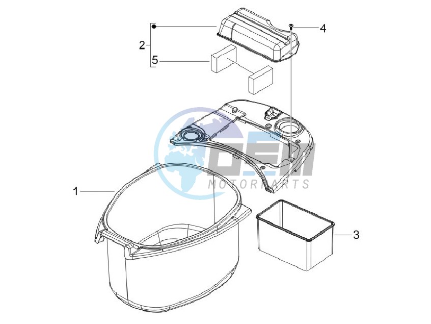 Helmet housing - Undersaddle