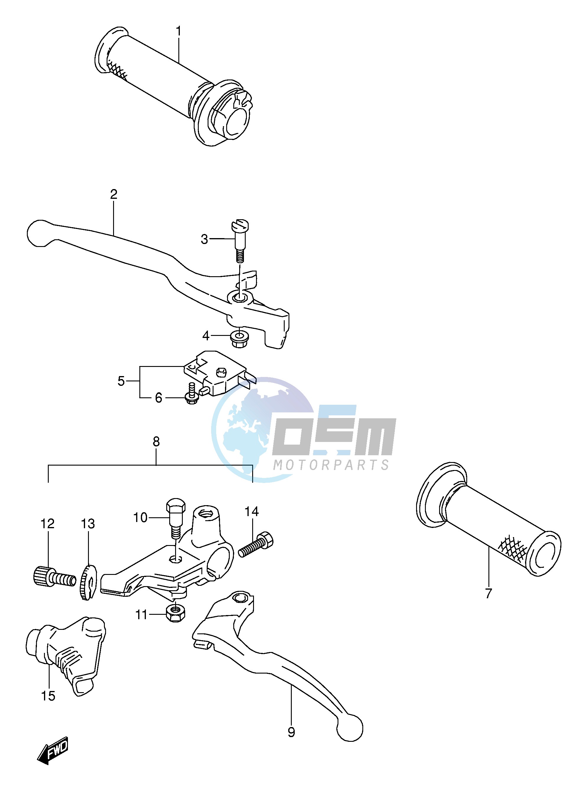 HANDLE LEVER (MODEL K)