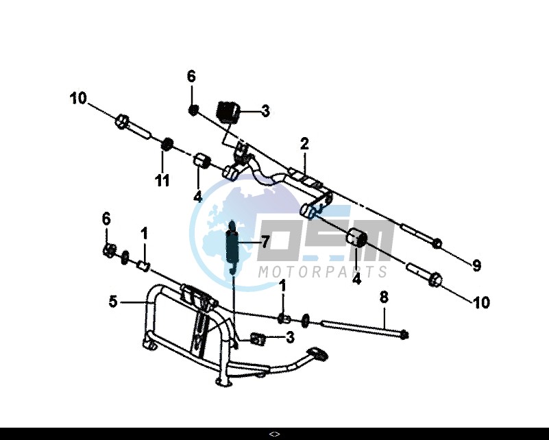 MAIN STAND ENGINE MOUNT