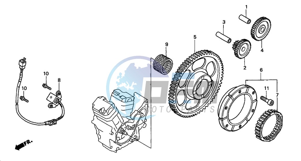 PULSE GENERATOR/ STARTING CLUTCH