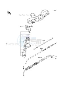 NINJA ZX-10R ZX1000E9F FR GB XX (EU ME A(FRICA) drawing Cables