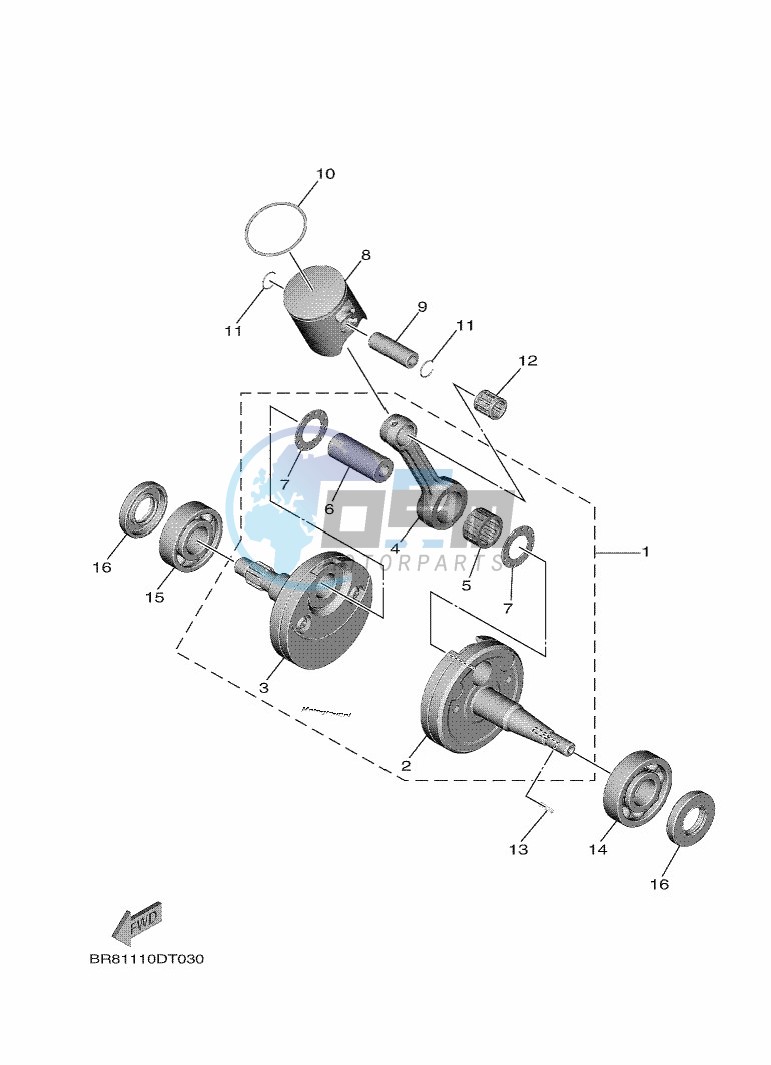 CRANKSHAFT & PISTON