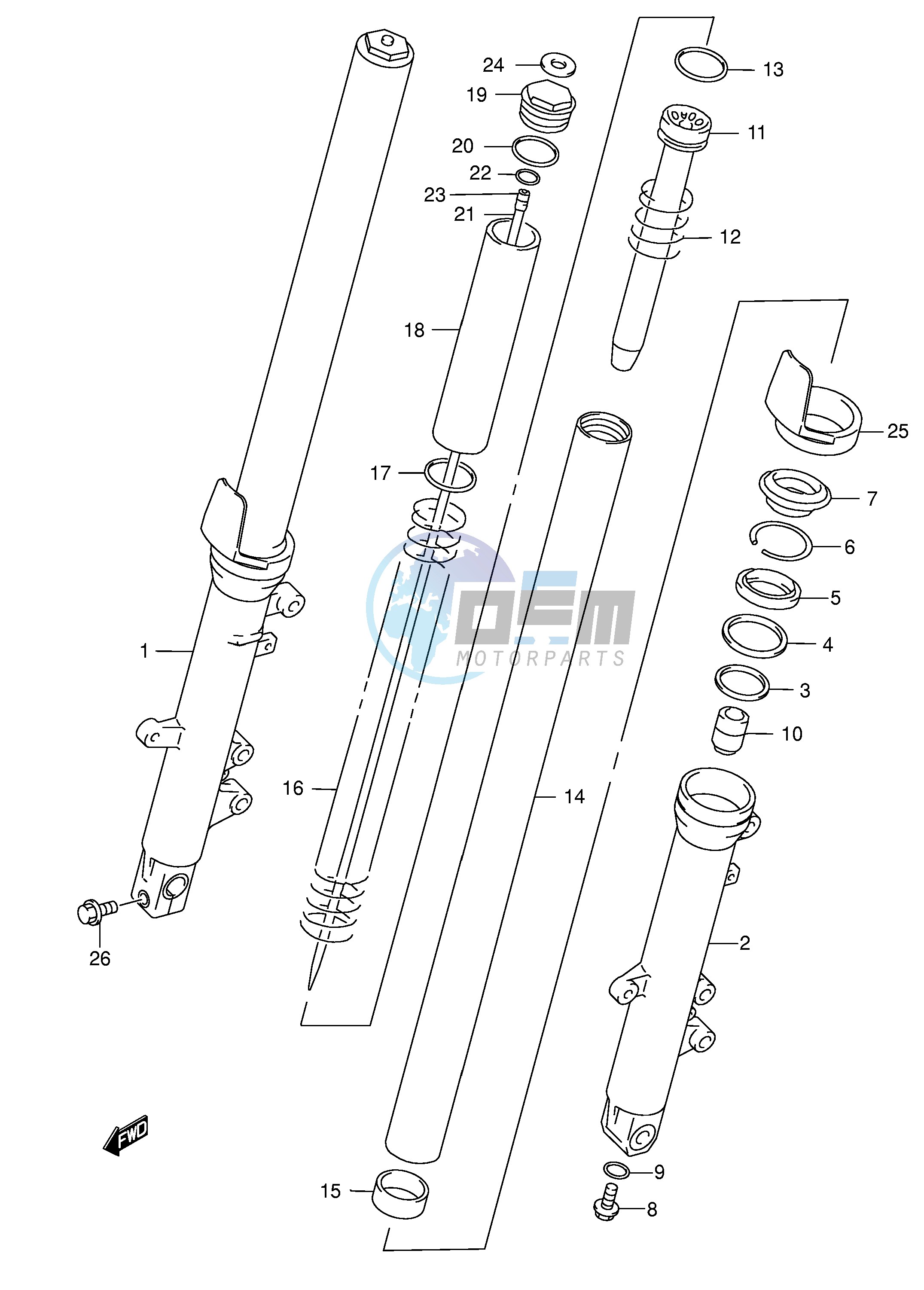 FRONT DAMPER (MODEL K3)