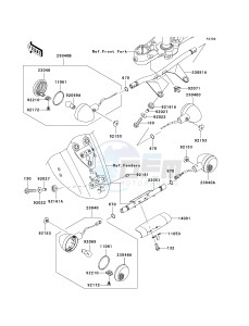 VN 2000 H [VULCAN 2000 CLASSIC] (8F-9F) 0H9F drawing TURN SIGNALS