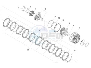 ETV Caponord 1200 drawing Clutch