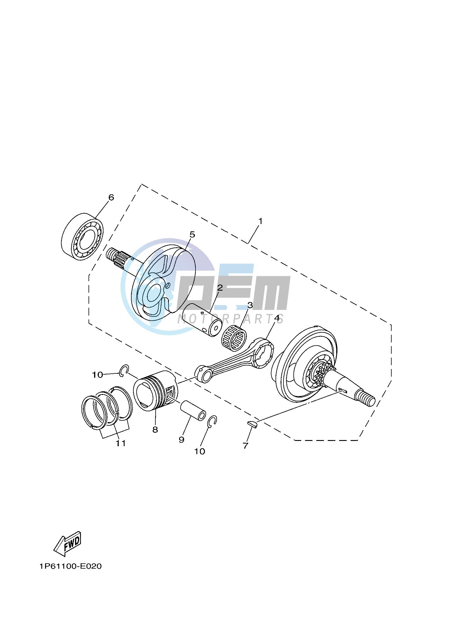 CRANKSHAFT & PISTON