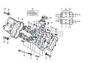 V RAPTOR 650 drawing FRONT CYLINDER HEAD