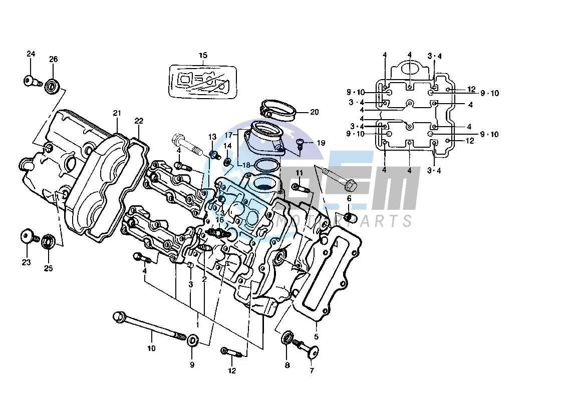 FRONT CYLINDER HEAD