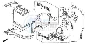 TRX250TEA Europe Direct - (ED / EC) drawing BATTERY