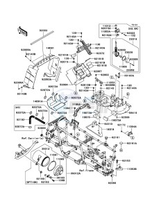 KVF750_4X4 KVF750D8F EU GB drawing Frame Fittings