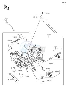 Z650 ER650HJF XX (EU ME A(FRICA) drawing Throttle