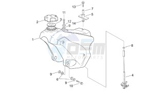 RX 50 racing 2003 drawing Fuel Tank