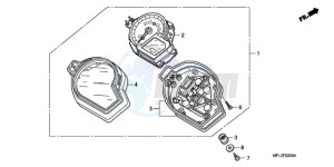 CBR1000RA9 KO / ABS HRC MME drawing METER