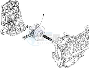 LX 125 4T E3 Vietnam drawing Crankshaft