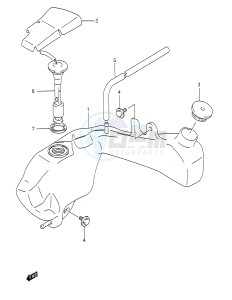 TS200R (E28) drawing OIL TANK