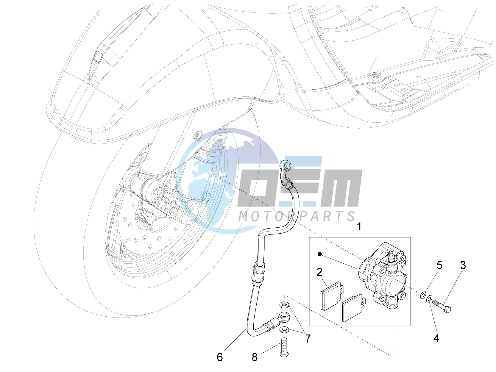 Brakes pipes - Calipers