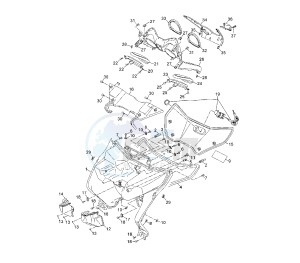 YP R X-MAX 250 drawing FRONT BODY