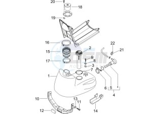 NRG 50 power DD (UK) UK drawing Fuel Tank