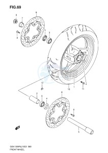 GSX1300R drawing FRONT WHEEL L2