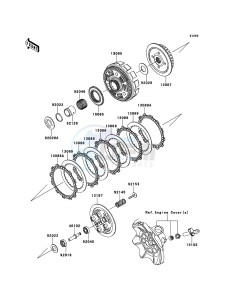 NINJA_250R EX250K8F GB XX (EU ME A(FRICA) drawing Clutch