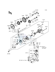 1400GTR ABS ZG1400EGF FR GB XX (EU ME A(FRICA) drawing Starter Motor