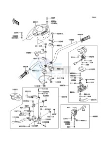 KVF360_4X4 KVF360ABF EU GB drawing Handlebar