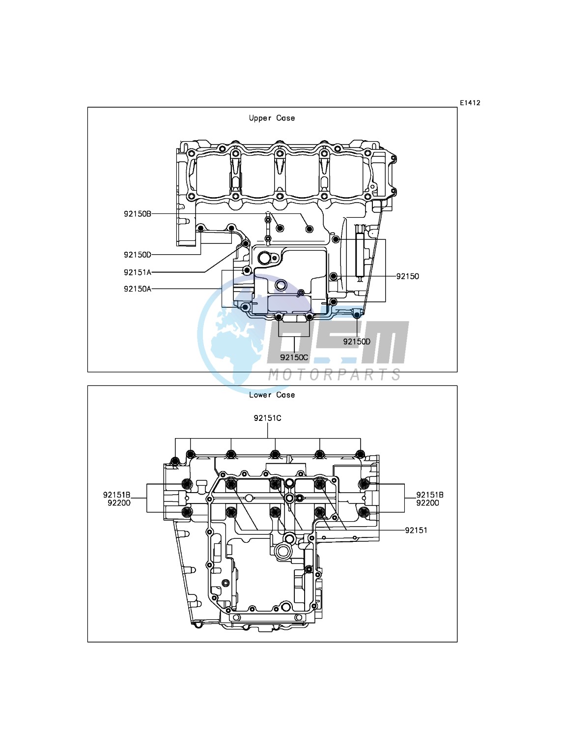 Crankcase Bolt Pattern