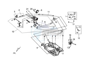 COMBIZ 50 drawing FUEL TANK - FUEL CUT