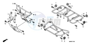 TRX250TEB drawing CARRIER