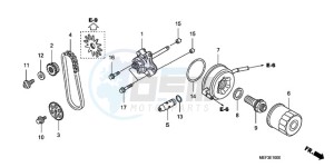 FJS400D9 ED / 2ED drawing OIL PUMP