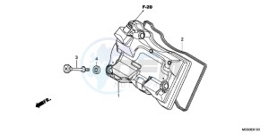 NC700XAD NC700X ABS Europe Direct - (ED) drawing CYLINDER HEAD COVER