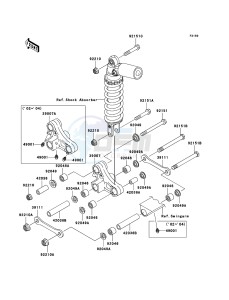 NINJA ZX-12R ZX1200-B4H FR GB GE XX (EU ME A(FRICA) drawing Suspension