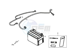 SYMPLY 50 drawing BATTERY / TOOLKIT