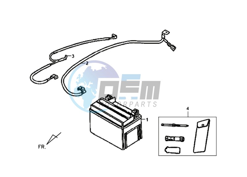 BATTERY / TOOLKIT