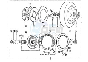 103 - 50 cc drawing CLUTCH VOGSM