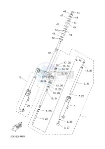 YN50E (2DK1 2DK1 2DK1 2DK1) drawing FRONT FORK