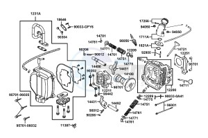 AGILITY CARRY 50cc drawing Cylinder Head