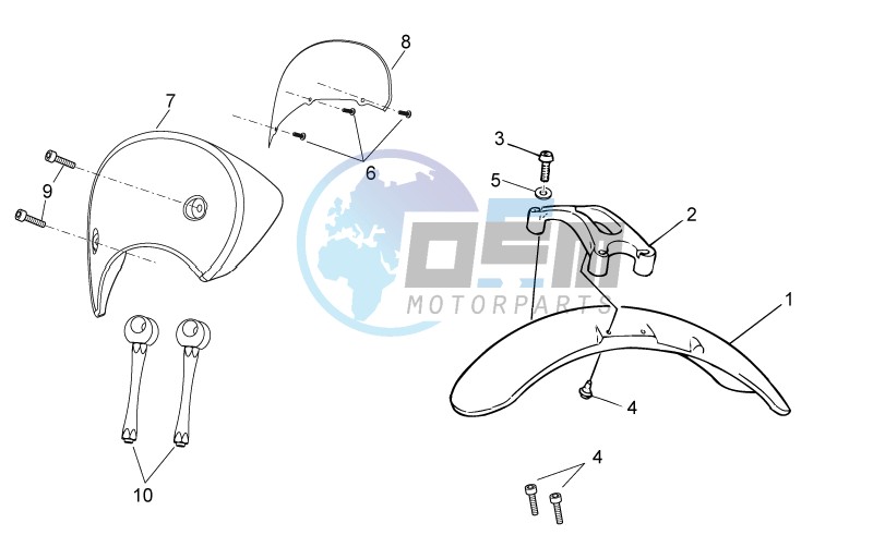 Front body - Front mudguard