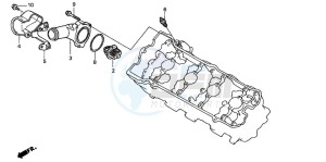 CB600F CB600F drawing THERMOSTAT