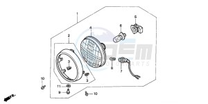 C70CW drawing HEADLIGHT (2)