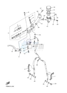 YZF-R1 YZF-R1E 998 R1 (2SG3) drawing FRONT MASTER CYLINDER