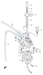 LT80 (P3-P28) drawing CARBURETOR