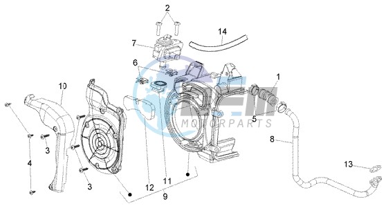 Secondairy air box