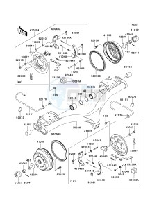 KAF 620 M [MULE 4010 4X4] (M9F) MAF drawing REAR HUBS_BRAKES