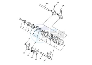 XV VIRAGO 125 drawing SHIFT CAM-FORK