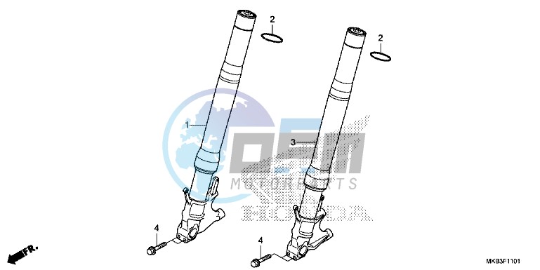 FRONT FORK (CBR1000S/ SA)