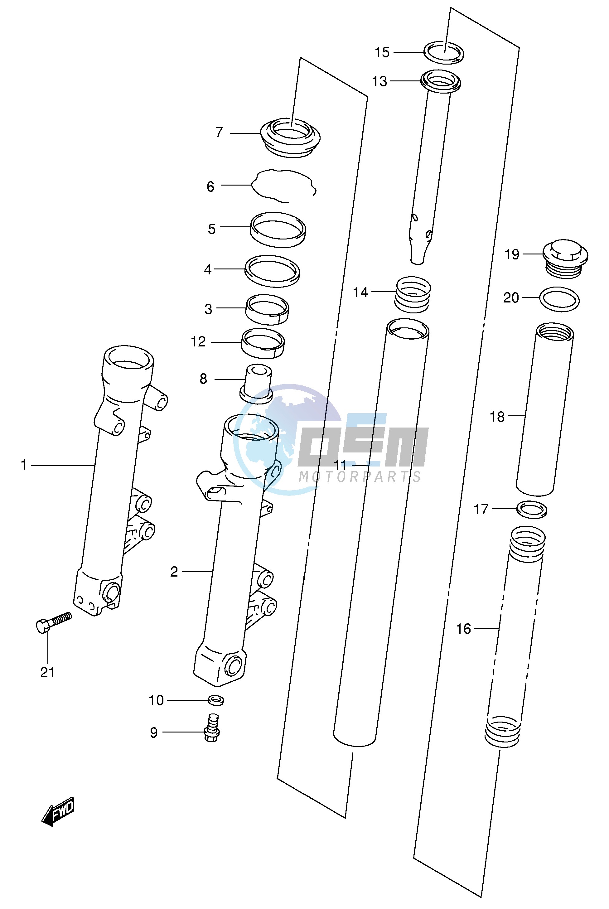 FRONT FORK DAMPER (MODEL K1)