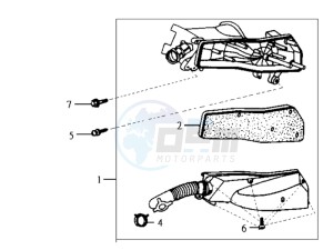 JET EURO X 50 25KMH drawing AIRFILTER