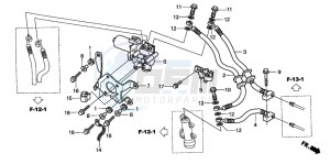 XL1000V VARADERO drawing ABS UNIT (REAR)